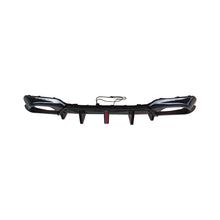 Charger l&#39;image dans la galerie, NINTE For 2019-2022 BMW G20 3 Series Rear Diffuser W/ LED Light NINTE Style Gloss Black