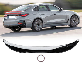 NINTE For 2022 - 2024 BMW 4 Series Gran Coupe G26 4 - Door i4 Rear Spoiler PSM Style Trunk Spoiler Wing ABS - NINTE
