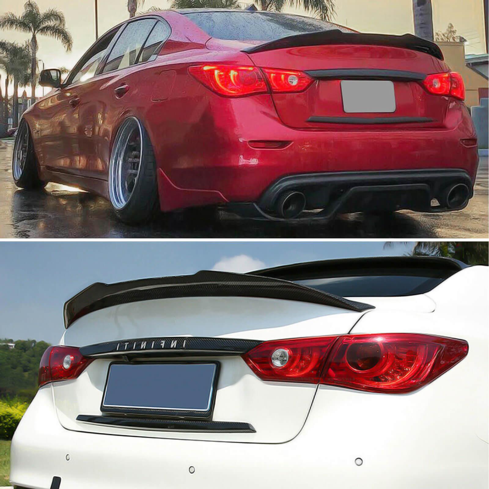 NINTE Rear Spoiler For 2014-2024 Infiniti Q50 PSM Style Trunk Spoiler ...