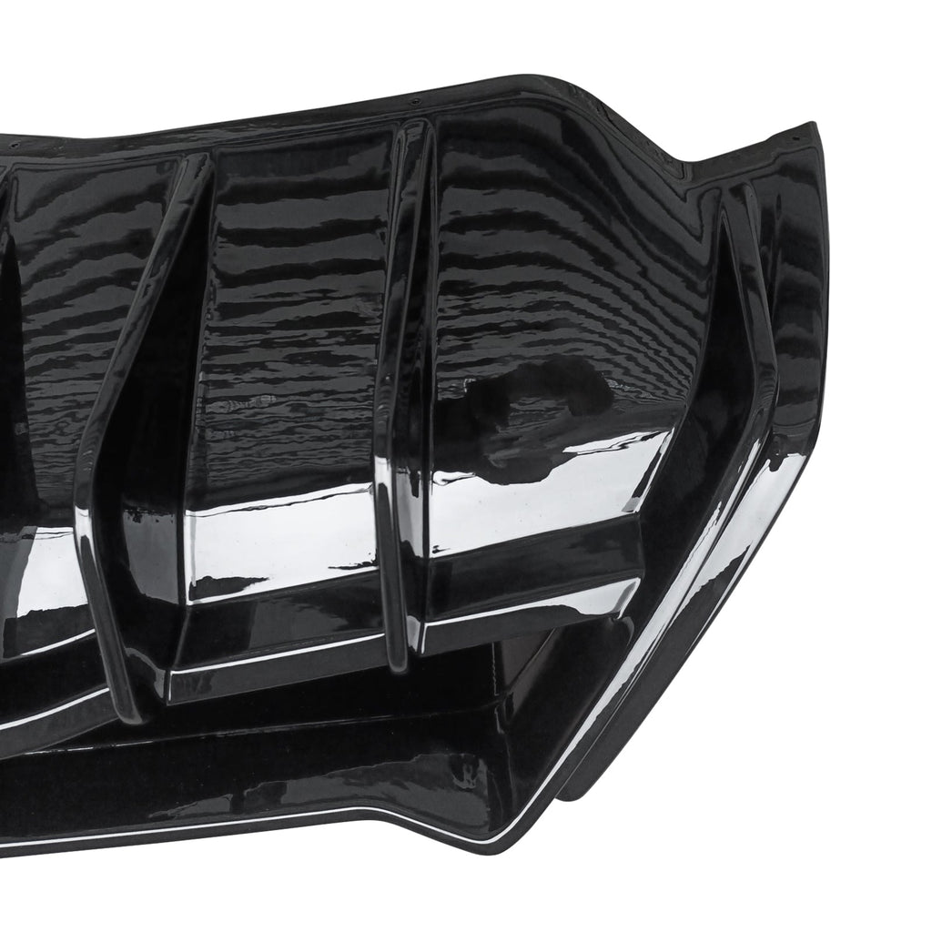 NINTE Rear Diffuser For 20-23 Chevy Corvette C8 ABS Gloss Black