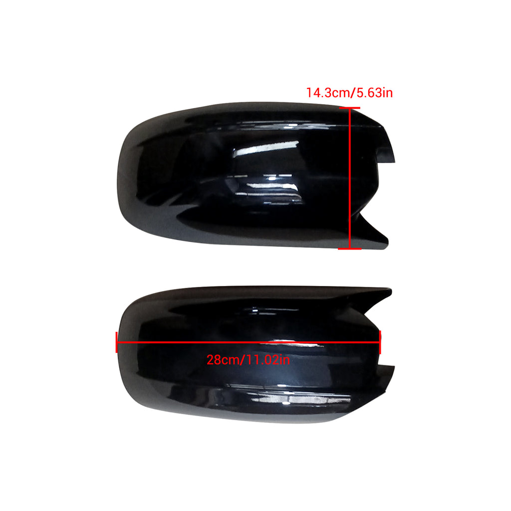 NINTE For 2011-2023 DODGE CHARGER SCAT SRT M STYLE GLOSS BLACK SIDE VIEW MIRROR COVER CAP