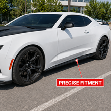 Load image into Gallery viewer, NINTE Side Rocker Panel Extension Kit Fit for Chevrolet Camaro RS SS LT LS 2016-2023 Black ZL1 Style 2-Piece Left and Right Set