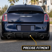 Load image into Gallery viewer, NINTE Rear Bumper Diffuser Fit for Chrysler 300 300S 2012-2014 Matte Black Shark Fin Style
