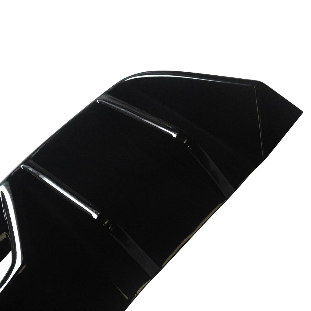 NINTE Rear Diffuser For 2015 2016 2017 Ford Mustang Rear Bumper Lip HN Style