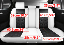 画像をギャラリービューアに読み込む, NINTE Universal PU Leather Seat Cover Full Set 5D 5-Seats Car Protector Cushion