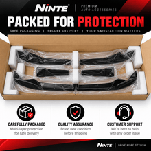 NINTE Front Bumper Lip Fit for 2024-2026 BMW LCI G05 X5 M-Sport MP Style Painted Gloss Black One Piece Sport Style Without Logo - NINTE