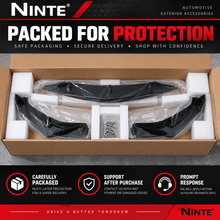 NINTE Front Bumper Lip Splitter Kit Fit for Cadillac CT5-V 2024-2026 Painted Gloss Black 3-Piece Sport Style Without Logo - NINTE