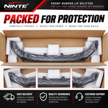 NINTE Front Bumper Lip Splitter for 2019-2021 Dodge Charger SRT Widebody – Aggressive Sport Aero