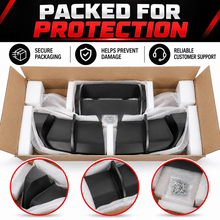 NINTE Rear Bumper Lip Splitter Kit Fit for Chevrolet Corvette C6 2005-2013 Painted Gloss Black ABS Plastic Without Logo - NINTE