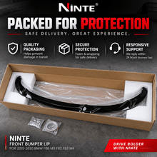 NINTE For 2015-2020 Fits BMW F80 M3 F82 F83 M4 1 Piece Style Front Bumper Lip Front Lower Diffuser - NINTE