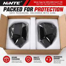 Load image into Gallery viewer, NINTE Mirror Caps for 2015-2020 Ford F-150, Non-Tow Top-Half Covers, 2-Piece - NINTE