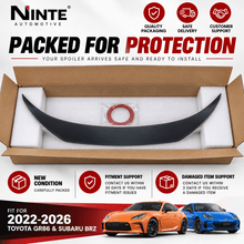 NINTE High-Kick Duckbill Rear Trunk Spoiler for 2022-2026 Toyota GR86 & Subaru BRZ – Sport Profile - NINTE