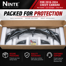 NINTE For 2016-2024 Chevy Camaro Rear Spoiler ZL1 1LE Style High Wing Spoiler Trunk Wing