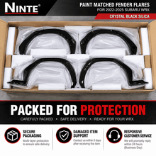 NINTE Paint Matched Fender Flares For 2022-2025 Subaru WRX AFD-AeroflowDynamics - NINTE
