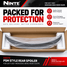 NINTE PSM Style Rear Spoiler For 2017-2021 Mercedes Benz W205 Coupe Truck Wing - NINTE