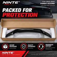 NINTE For 2023-2025 Honda Accord Rear Spoiler 11th Gen Accord Trunk Wing ABS R style - NINTE