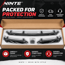 NINTE V-Style Front Bumper Lip Splitter for 2021-2025 Lexus IS300/IS350 F Sport – Aggressive Sport Aero - NINTE