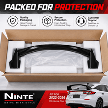 NINTE Type R Rear Spoile For 2022-2026 11th Honda Civic Hatchback ABS Trunk Wing - NINTE