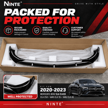 NINTE Front Lip for 2020-2023 Mercedes Benz CLA Class CLA 250 / AMG CLA 35 45 - NINTE