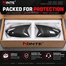 NINTE M Style Mirror Caps Replacement For 2021-2025 Lexus IS300 IS350 IS500 F Real Carbon Fiber - NINTE
