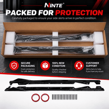 NINTE BLADE Style Side Skirts For 2022-2025 BMW 2 Series G42 230i M240i Extension Lip Splitters - NINTE