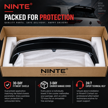NINTE Rear Roof Spoiler Wing Fit For VW Golf 8 GTI 2020-2023 Painted Gloss Black One Piece Sport Style Without Logo