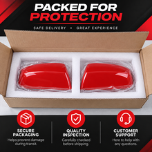 NINTE Mirror Caps Top Half For 2014-2019 Silverado & Sierra 1500 2500 3500