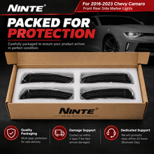 NINTE Smoked LED For 2016-2023 Chevy Camaro Front Rear Side Marker Lights - NINTE