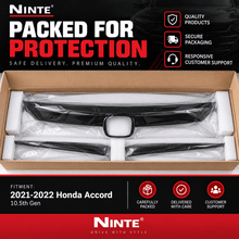 NINTE Hood Grill Cover with Eyelid Cover For 2021-2022 Honda 10.5th Gen Accord - NINTE
