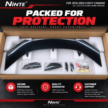 NINTE For 2016-2024 Chevy Camaro Rear Spoiler ZL1 1LE Style High Wing Spoiler Trunk Wing