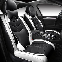 Laden Sie das Bild in den Galerie-Viewer, NINTE Universal PU Leather Seat Cover Full Set 5D 5-Seats Car Protector Cushion - NINTE