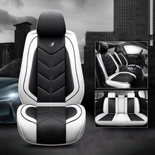 Laden Sie das Bild in den Galerie-Viewer, NINTE Universal PU Leather Seat Cover Full Set 5D 5-Seats Car Protector Cushion - NINTE