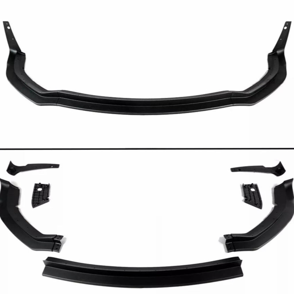 NINTE For 2020-2023 Dodge Charger SRT Widebody H Style Winglet Front Bumper Lip Matte Black