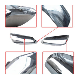 NINTE For 2018 - 2024 Chevrolet Equinox & 2018 - 2021 GMC Terrain, Chrome Side Rear View Mirror Overlays Mirror Covers - NINTE