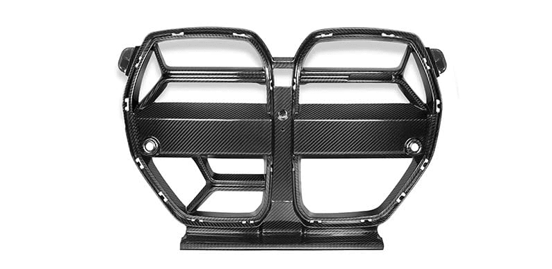 NINTE Nose Grille For 2021 - 2025 BMW G80 G81 M3 G82 G83 M4 Gloss Black - NINTE