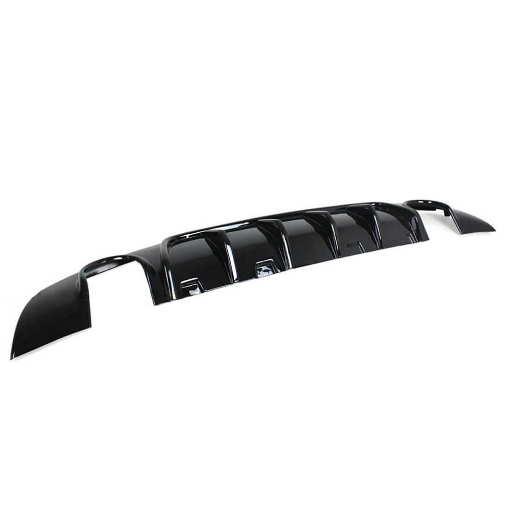 NINTE Rear Diffuser For 2015-2023 Chrysler 300 SRT Exhaust Shark Fins Rear Bumper Lip