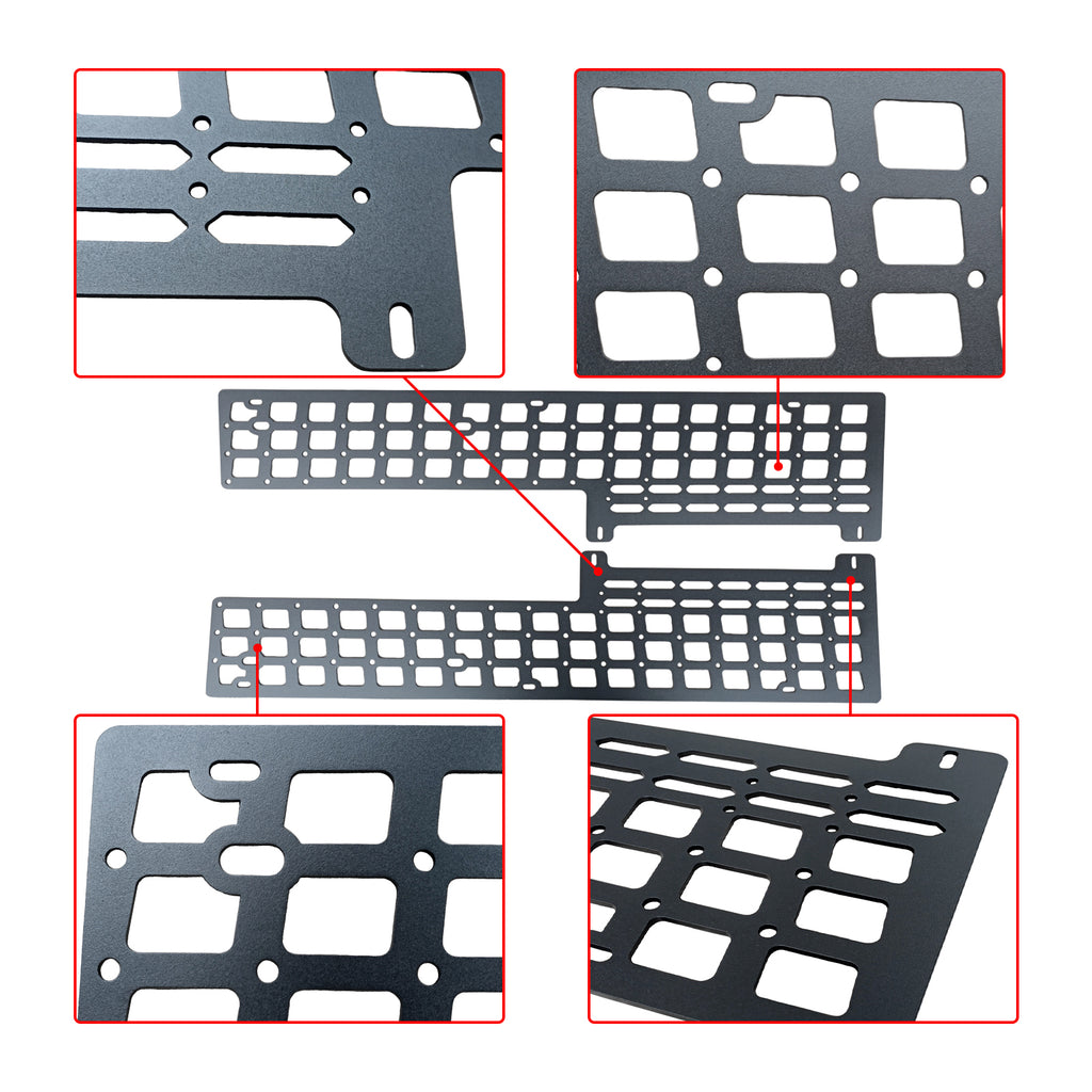 NINTE for 2005 - 23 Toyota Tacoma Truck 5FT Side Bed Molle Panel - NINTE