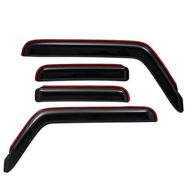 NINTE In - Channel Window Visors For 2018 - 2025 Jeep Wrangler&Gladiator - NINTE