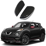 NINTE Mirror Caps for 2014-2020 Nissan Rogue 15-22 Murano ABS Gloss Black Mirror Covers With Turn Signal hole
