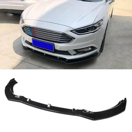NINTE For 2019 - 2021 Ford Fusion Mondeo Front Bumper Lip Splitter 3 Pieces ABS - NINTE