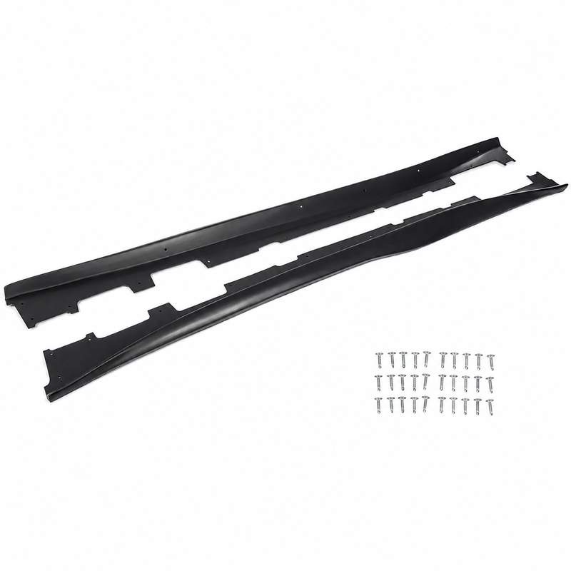 NINTE Side Rocker Panel Extension Kit Fit for Chevrolet Camaro RS SS LT LS 2016-2023 Black ZL1 Style 2-Piece Left and Right Set