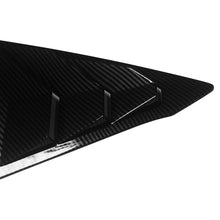 Load image into Gallery viewer, Ninte rear window louver vent cover for 11th civic sedan carbon fiber look