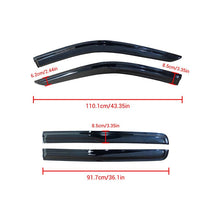Laden Sie das Bild in den Galerie-Viewer, NINTE Window Rain Guards For 2019 - 2025 Chevy Silverado/GMC Sierra 1500 - NINTE