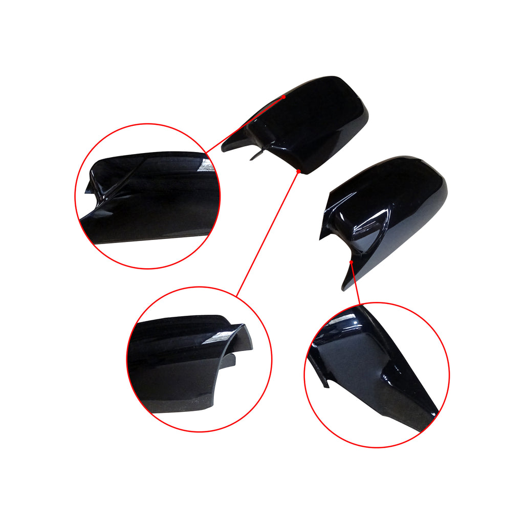 NINTE For 2011-2023 DODGE CHARGER SCAT SRT M STYLE GLOSS BLACK SIDE VIEW MIRROR COVER CAP