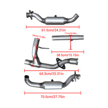 Cargar imagen en el visor de la galería, NINTE Exhaust Catalytic Converter Compatible with Ford F-150 2011 2012 2013 2014 V6 3.5L (EPA Compliant)(Catalyst+ Grade)