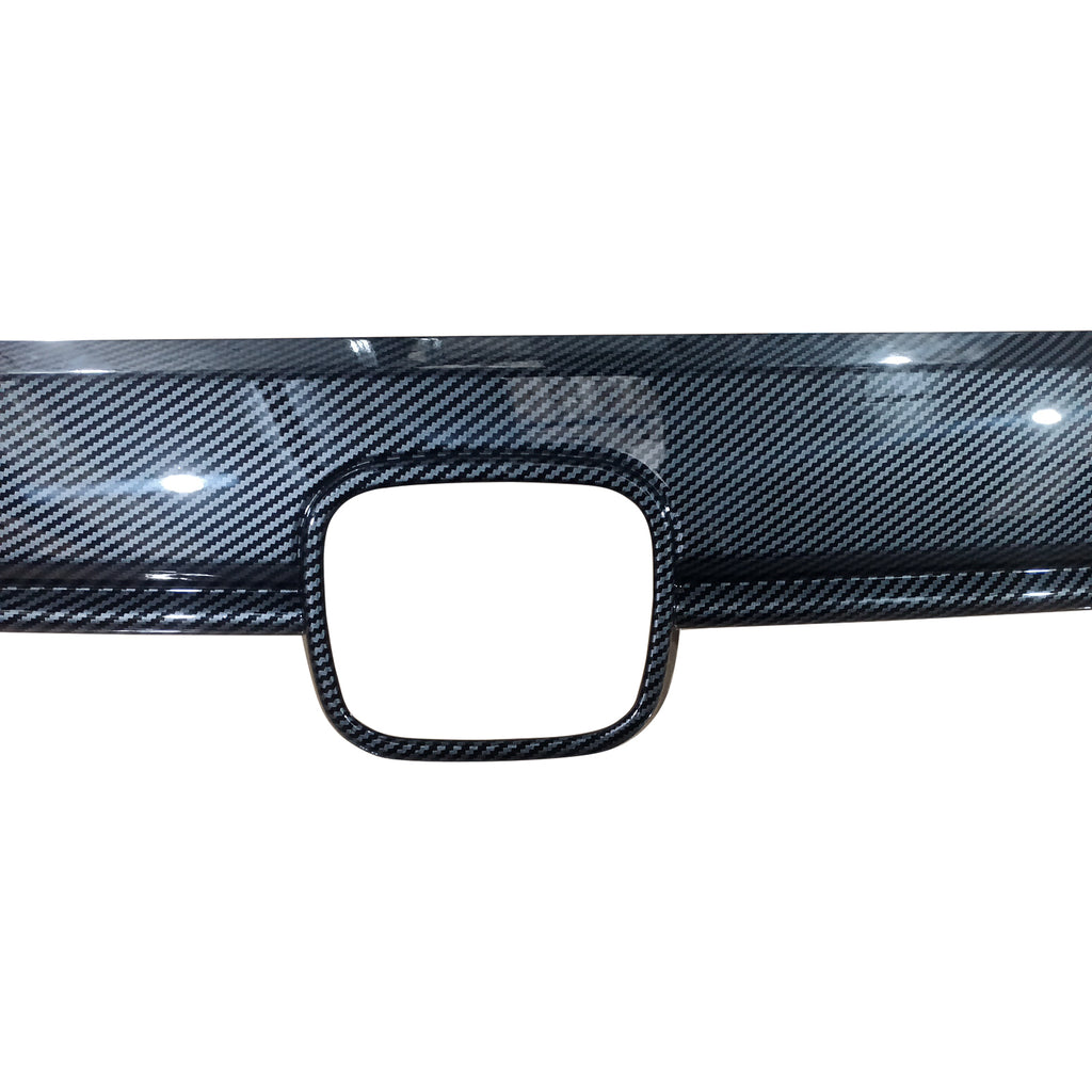 NINTE For 2022-2024 Honda Civic 11th Gen Front Hood Bonnet Cover Trim Compatible with  Carbon Fiber Style