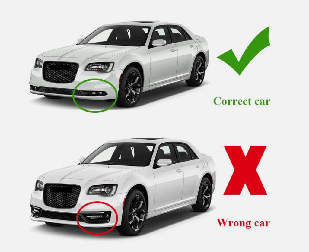 NINTE for Front Bumper Lip Spoiler Splitter Fit For 2015 - 2023 Chrysler 300 300C 300S Glossy Black - NINTE