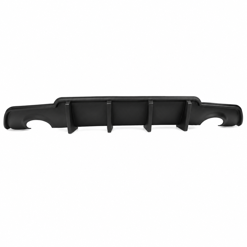 NINTE Rear Bumper Diffuser Fit for Chrysler 300 300S 2012-2014 Matte Black Shark Fin Style