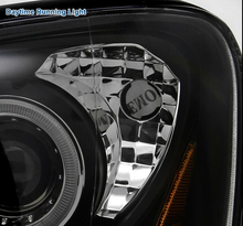 Charger l&#39;image dans la galerie, For Subaru 04-05 Impreza WRX LED Halo Projector Headlights Lamps Black Clear - NINTE
