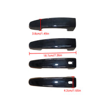 Charger l&#39;image dans la galerie, NINTE For 18-24 Chevy Equinox GMC Terrain Door handle Covers with 2 Smart Holes Gloss Black